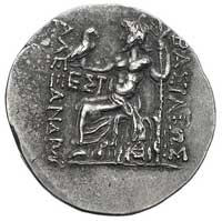 MACEDONIA- Aleksander III Wielki 336- 323 pne, tetradrachma, Aw: Głowa Aleksandra w skórze lwa w p..