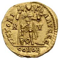 Walentynian III 425-455, solidus mennica Ravenna