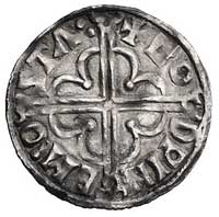 Knut 1016-1035, denar mennica Stamford, Aw: Popi