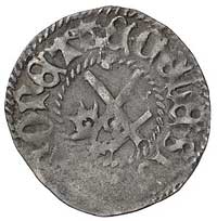 Ryga- wspólna moneta arcybiskupstwa i miasta, szeląg 1479-1481, Sede Vacante, Aw: Herb arcypiskups..