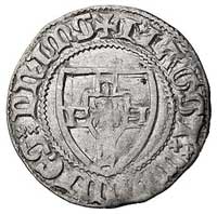 Winrych von Kniprode 1351-1382, szeląg, Aw: Tarcza wielkiego mistrza i napis MAGST WVNRICS PRIMS, ..