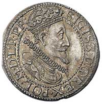 ort 1614, Gdańsk, odmiana z kropką nad łapą niedźwiedzia, Kurp. 2238 (R2), Gum. 1382, moneta z koń..