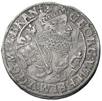 ort 1622, Królewiec, popiersie księcia w zbroi, znak mennicy po obu stronach, data Z-Z, Bahr. 1419..