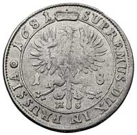 ort 1681, Królewiec, awers Schrötter 1649 rewers Schrötter 1648, Neumann 11.117 b
