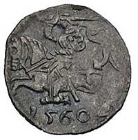 denar 1560, Wilno, Kurp. 648 (R3), Gum. 592, T. 