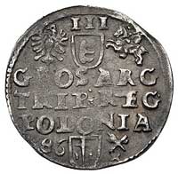 trojak 1586, Poznań, Kurp. 204 (R2), Gum. 718, p