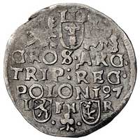 trojak 1597, Poznań, Wal. XXXIII 4, Kurp. 1001 (R)