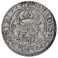szeląg 1594, Olkusz, odmiana z herbem Topór, Kur