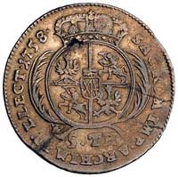 5 talarów (august d’or) 1758, efraimek, Kam. 903 (R2), Neumann 338 a, moneta wybita przez Fryderyk..