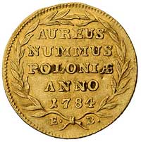 dukat 1784, Warszawa, Plage 444, Fr. 104, złoto 3.46 g