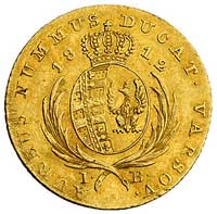 dukat 1812, Warszawa, Plage 117, Fr. 68, złoto, 3.50 g, gięty, patyna