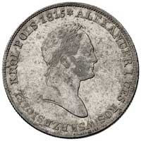 5 złotych 1832, Warszawa, Plage 41, minimalnie justowana, ale bardzo ładna moneta
