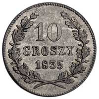 10 groszy 1835, Wiedeń, Plage 295, ładnie zachowane