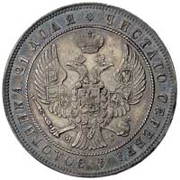 rubel 1845, Warszawa, Plage 434, ładna moneta ze starą patyną