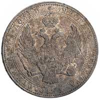 3/4 rubla = 5 złotych 1839, Warszawa, Plage 363, rysa na awersie