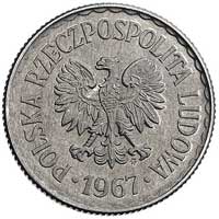 1 złoty 1967, Warszawa, Parchimowicz 213 d, rzad