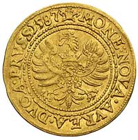dukat 1587, Królewiec, Bahr. 1283, Fr. 315, złot