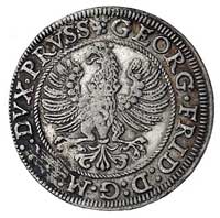 grosz 1587, Królewiec, Bahr. 1284, Neumann 58, moneta wybita uszkodzonym stemplem, rzadka
