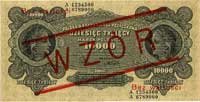 10.000 marek polskich 11.03.1922, seria A 1234500 / A 6789000, WZÓR, Miłczak 32