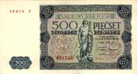 500 złotych 15.07.1947, seria P, Miłczak 132a, P