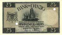 25 guldenów 1.10.1928, Miłczak G47, Ros. 838, be