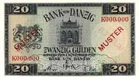 20 guldenów 1.11.1937, Miłczak G53a, Ros. 844a, 