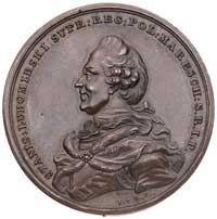 Stanisław Lubomirski- medal autorstwa J. F. Holzhaeussera 1771 r., Aw: Popiersie w zbroi i w płasz..