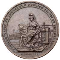 druga reforma monetarna 1787-1788- medal autorstwa J. F. Holzhaeussera, Aw: Siedząca Minerwa z por..