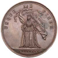 50 rocznica Powstania Listopadowego 1880 r.- medal autorstwa Artura Malinowskiego, Aw i Rw jak wyż..