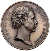 Kazimierz Pochwalski- medal nagrodowy Królewskiej Bawarskiej Akademii Malarskiej 1882 r. Aw: Popie..