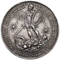 Gustaw II Adolf - król szwedzki- medal autorstwa S. Dadlera wybity z okazji z okazji zwycięstwa wo..