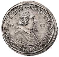 arcyksiążę Leopold jako biskup Strasburga 1607-1626, talar 1620, Hall, Aw: Popiersie w prawo i nap..