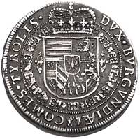 arcyksiążę Ferdynand Karol 1632- 1662, 1/4 talara 1654, Hall, M.-T. 515, rzadkie