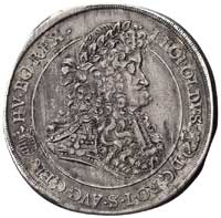 Leopold I 1657- 1705, talar 1692, Krzemnica, Aw: Popiersie w zbroi i peruce w prawo i napis w otok..