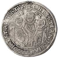 trzej bracia Krystian II, Jan Jerzy I i August 1591-1601 w czasie regencji Fryderyka Wilhelma weim..