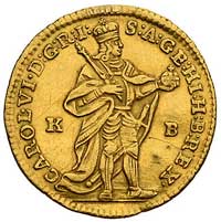 Karol VI 1711-1740, dukat 1738, Krzemnica, Huszar 1586, Fr. 171, złoto 3.47 g
