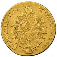Józef II 1780-1790, dwudukat 1784, Krzemnica, Huszar 1859, Fr. 195, złoto 6.92 g