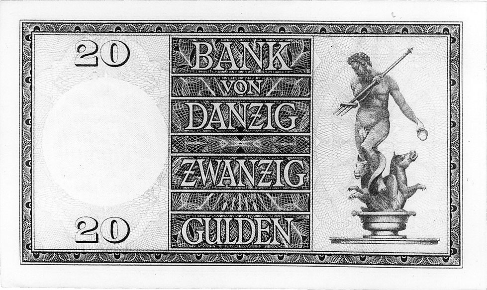 20 guldenów 01.11.1937, Kow. Gd. 46, P. 64, P-Rix. 634.