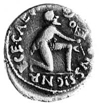 P. Petronius Turpilianus, 18 p.n.e. (czasy Augusta), moneta wybita z okazji zwycięstwa nad Partami..