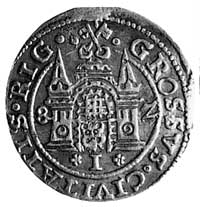 grosz 1582, Ryga, j.w., Kop. III. 2., -R-, H-Cz.