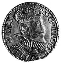 trojak 1593, Olkusz, j.w., Kop. II. 2., -RRR-, Wal. LVII R6, T.35.