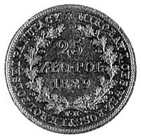 25 złotych 1829, j.w., Plage 20. Fr. 110 (39).