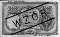 5.000 złotych 28.02.1919, Kow. N.2., P.A60, wzór