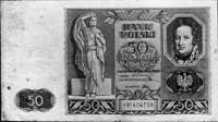 50 złotych 11.11.1936, AB 1606739, Kow. N.5., P.A78a, banknot nie wprowadzony do obiegu, do roku 1..