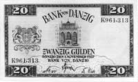 20 guldenów 01.11.1937, Kow. Gd. 46, P. 64, P-Ri