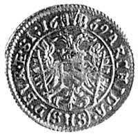 1/6 dukata 1669, Wrocław, j.w., Fr. 186, Her. 499, FbSg. 463, -R-.
