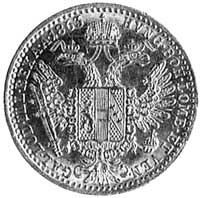dukat 1863, Wiedeń, Aw: Głowa i napis, Rw: Orzeł dwugłowy i napis, Fr. 397.