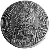 talar 1704, Aw: Madonna z dzieciątkiem, Tarcza herbowa i napis, Rw: Święty Rudbert i napis, Dav. 1..