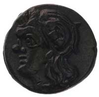 PANTIKAPEA tetrachalkon 294-284 pne, Aw: Głowa brodatego satyra w lewo, Rw: Głowa lwa w lewo, jesi..
