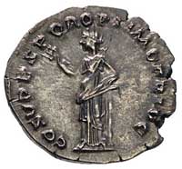 Trajan 98-117, denar, Aw: Popiersie w prawo i napis w otoku IMP TRAIANO AVG GER DAC PM TR P, Rw: S..